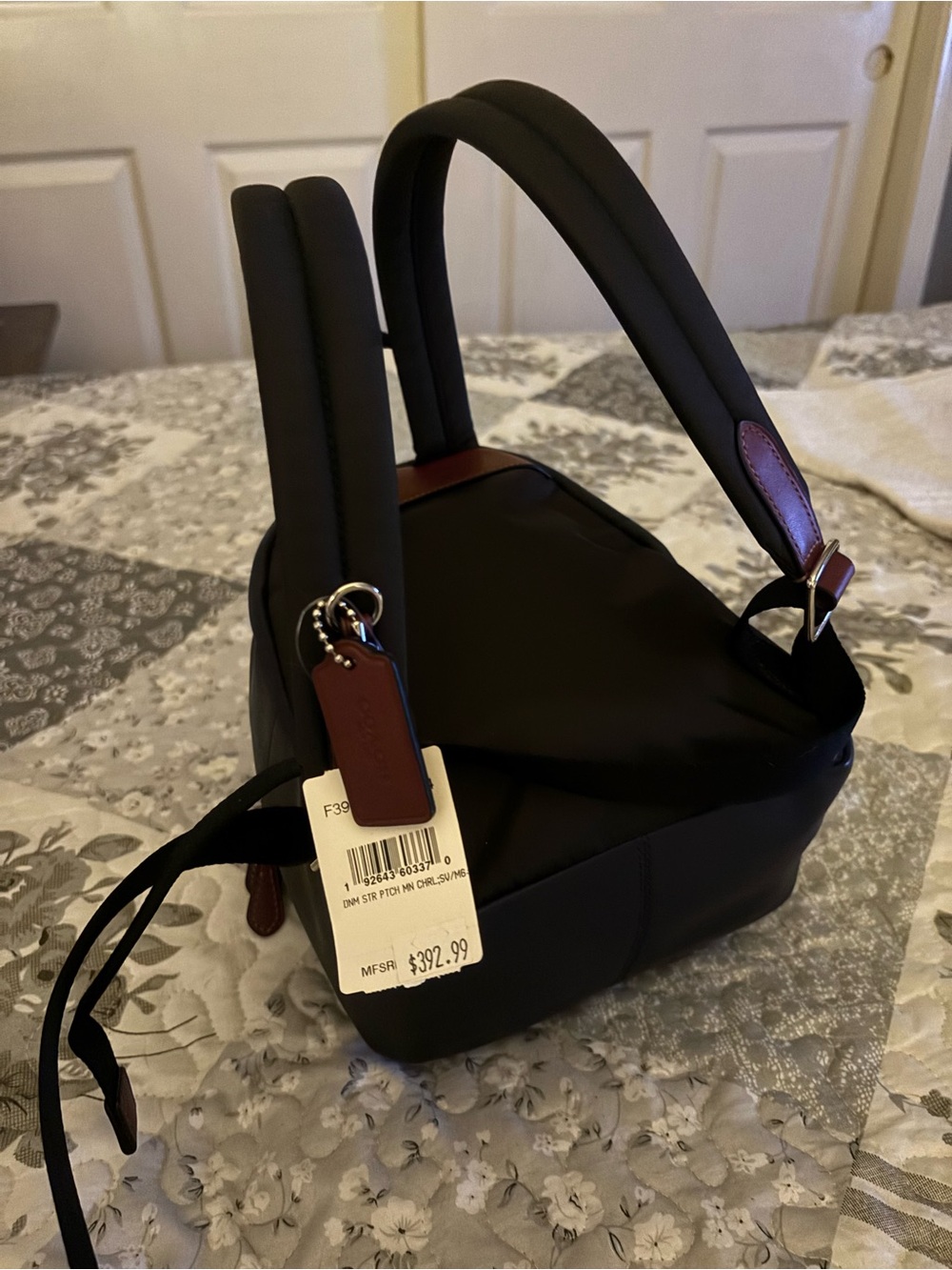 Coach Denim Patchwork Star Mini Backpack - Picture 6 of 7